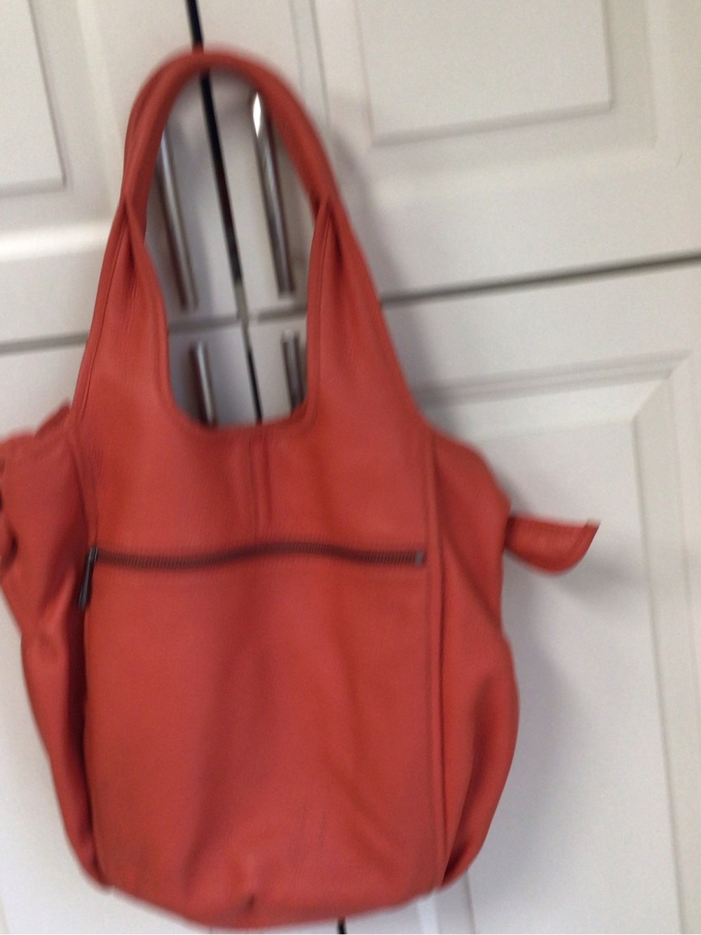 Kooka Women’s Orange Soft Leather Shoulder Bag – Stylish Everyday Tote - Picture 6 of 10